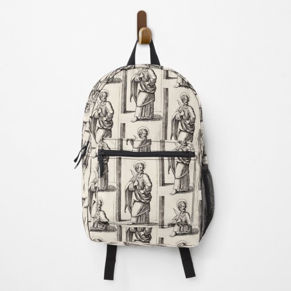 Item preview, Saint Bartholomew Apostle with Knife Engraving designed and sold by artofuniverse.