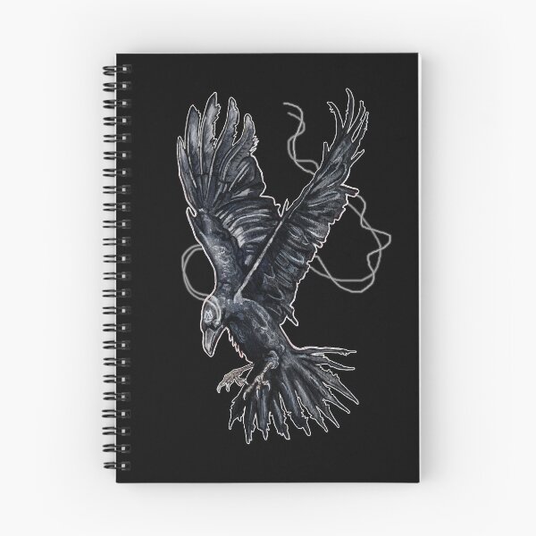 Item preview, Viking Raven Mystic Energy, Gothic Norse Mythology Crow Art designed and sold by esmavart.