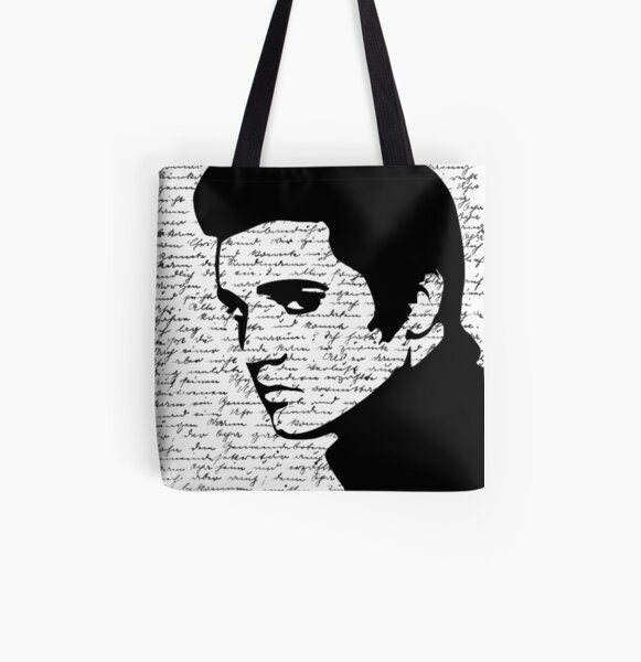 Elvis All Over Print Tote Bag