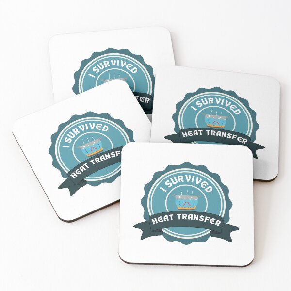 Item preview, I Survived Heat Transfer Engineering Student Badge designed and sold by ThePungineer.