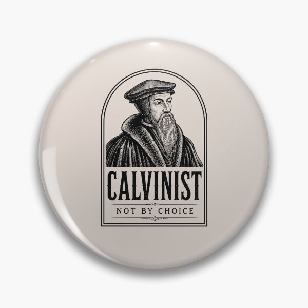 Item preview, Reformed Theology Calvinist John Calvin Christian Design - Black designed and sold by Glory After Tears.