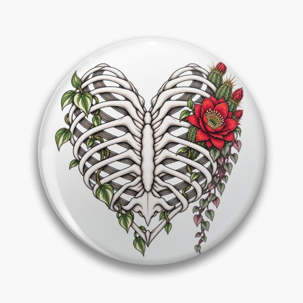 Item preview, Wild Heart Botanical Ribcage ?? designed and sold by ShopMAMAKIN.