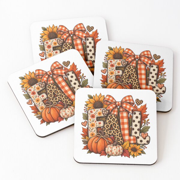 Item preview, Fall Floral Patchwork – Cozy Autumn Pumpkin Leopard Print designed and sold by afr-saad.
