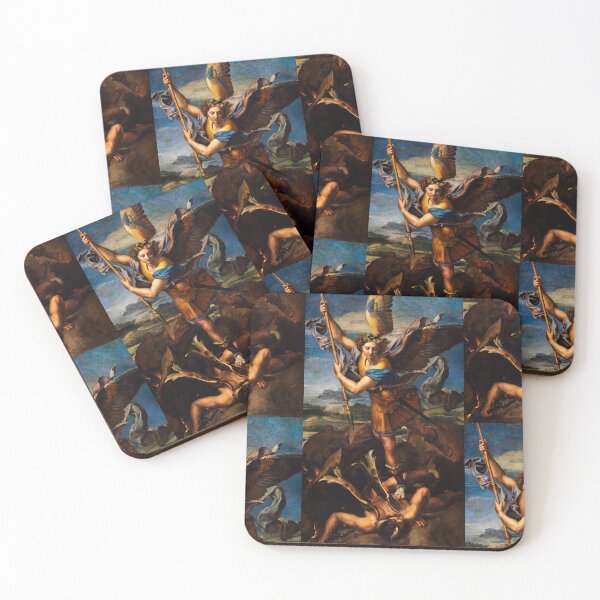 Item preview, Saint Michael Vanquishing Satan designed and sold by artofuniverse.