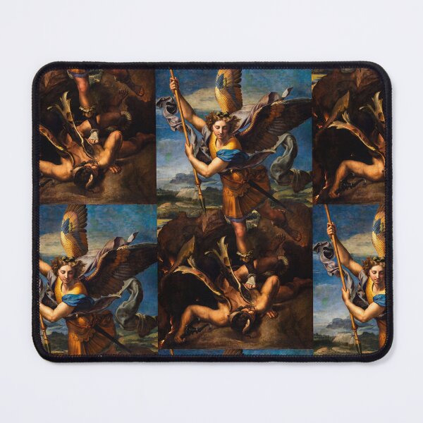 Item preview, Saint Michael Vanquishing Satan designed and sold by artofuniverse.