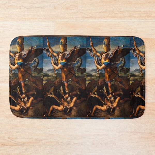 Item preview, Saint Michael Vanquishing Satan designed and sold by artofuniverse.
