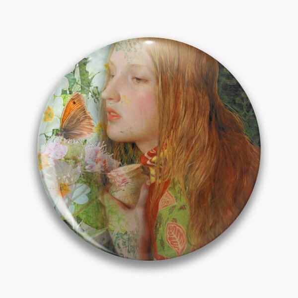 Item preview, Romantic flower fairy in the enchanted forest with butterfly designed and sold by eintollertag.
