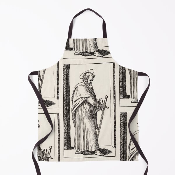 Item preview, Saint Paul Holding Sword Woodcut designed and sold by artofuniverse.