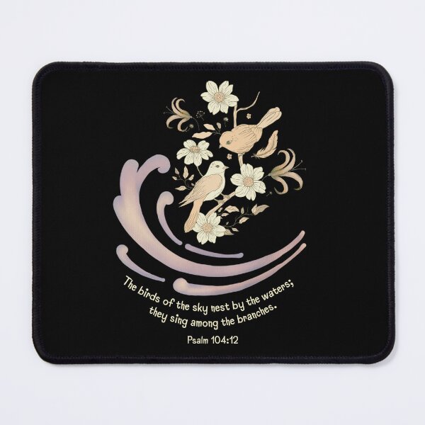 Item preview, Bird Scripture | A Pretty Psalm for Bird Lovers | Cream and Lavender designed and sold by SunandShade.