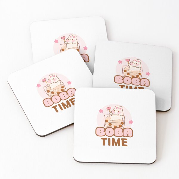 Item preview, Boba Time | Cute Kawaii Bunny Bubble Tea Sticker designed and sold by Olive Thread Co..