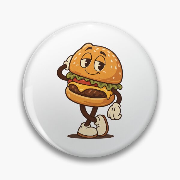 Item preview, Calm Hamburger Leaning With A Smile designed and sold by HoopeStylee.