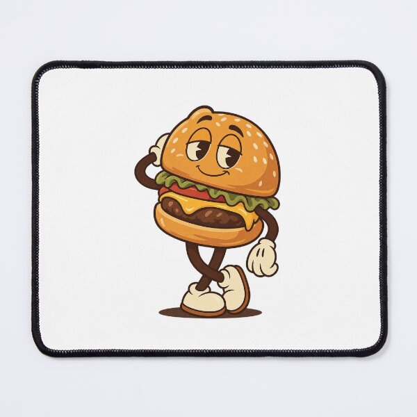 Item preview, Calm Hamburger Leaning With A Smile designed and sold by HoopeStylee.