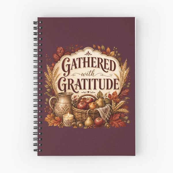 Item preview, Gathered With Gratitude – Autumn Harvest Family Design designed and sold by astersgraphics.