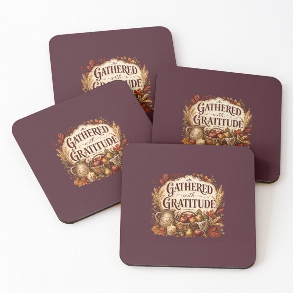 Item preview, Gathered With Gratitude – Autumn Harvest Family Design designed and sold by astersgraphics.