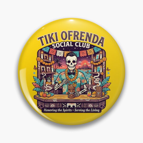 Item preview, Tiki Ofrenda Social Club designed and sold by Finding Source Designs.