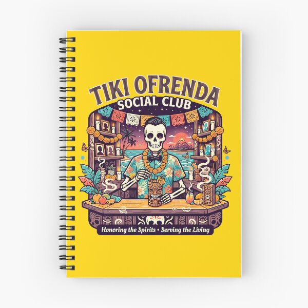 Item preview, Tiki Ofrenda Social Club designed and sold by Finding Source Designs.