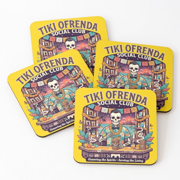 Item preview, Tiki Ofrenda Social Club designed and sold by Finding Source Designs.