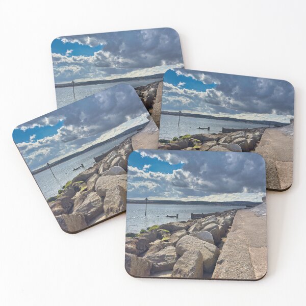 Item preview, Exmouth Sea Wall and Exe Estuary Coastal Photography designed and sold by leonwoods.