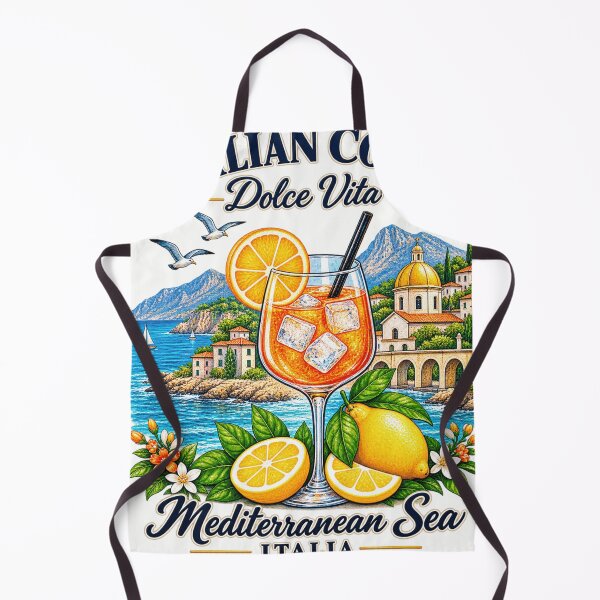 Item preview, Italian Coast Dolce Vita Cocktail Design designed and sold by WearTheVibe Store.