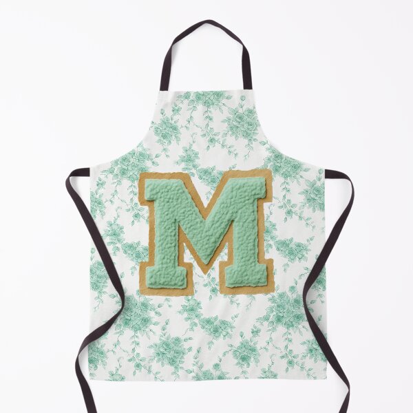 Item preview, Letter M Green Floral Paper Cutout designed and sold by ITCHAWAWAA.