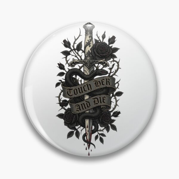 Item preview, Touch Her And Die Gothic Dagger Dark Romance designed and sold by EmberlitPublish.