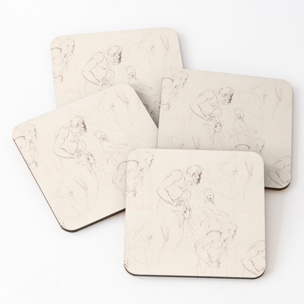Item preview, Renaissance Figure Study in Brown Ink designed and sold by artofuniverse.