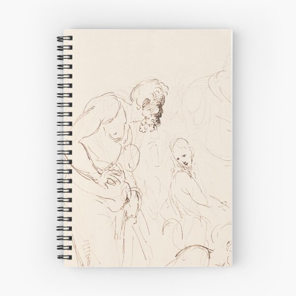 Item preview, Renaissance Figure Study in Brown Ink designed and sold by artofuniverse.
