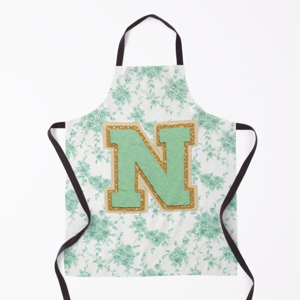 Item preview, Letter N Green Floral Paper Cutout designed and sold by ITCHAWAWAA.