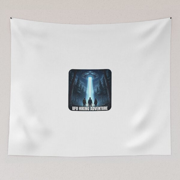 Item preview, UFO Hiking Adventure designed and sold by rockazona.