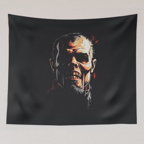 Item preview, Zombie Ghoul Portrait - Gritty Horror Comic Graphic designed and sold by ERODED SELF.