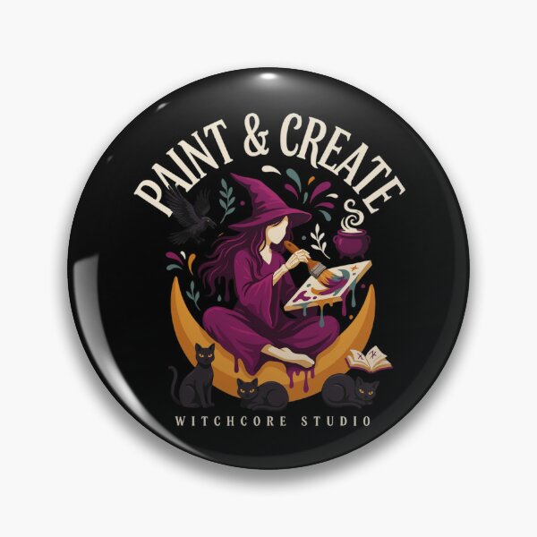 Item preview, Witch Artist Halloween T-Shirt | Paint & Potion Magic Cauldron Witchy Graphic Tee v8 designed and sold by DarylWelsh2024.