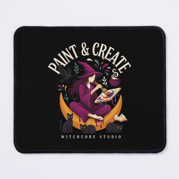 Item preview, Witch Artist Halloween T-Shirt | Paint & Potion Magic Cauldron Witchy Graphic Tee v8 designed and sold by DarylWelsh2024.