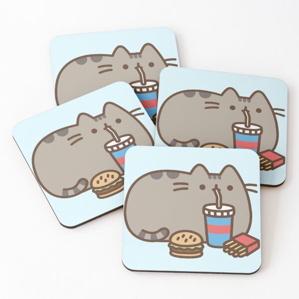 Item preview, fast food pusheen!!! designed and sold by PLANET-VEE.
