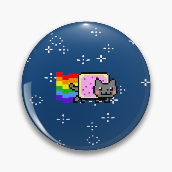 Item preview, Original Nyan Cat Pixel Art Y2K Retro Internet Aesthetic designed and sold by TrxshWear.