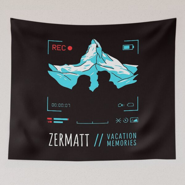 Item preview, Matterhorn Zermatt Vacation - Retro Travel Camera Art designed and sold by SplashTastic.