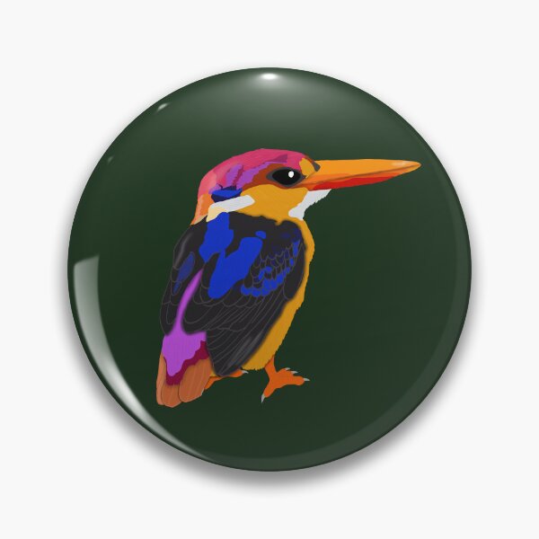 Item preview, Black Backed Dwarf Kingfisher designed and sold by BDBirds.