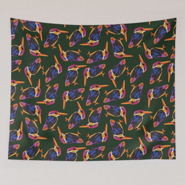 Item preview, Black Backed Dwarf Kingfisher designed and sold by BDBirds.
