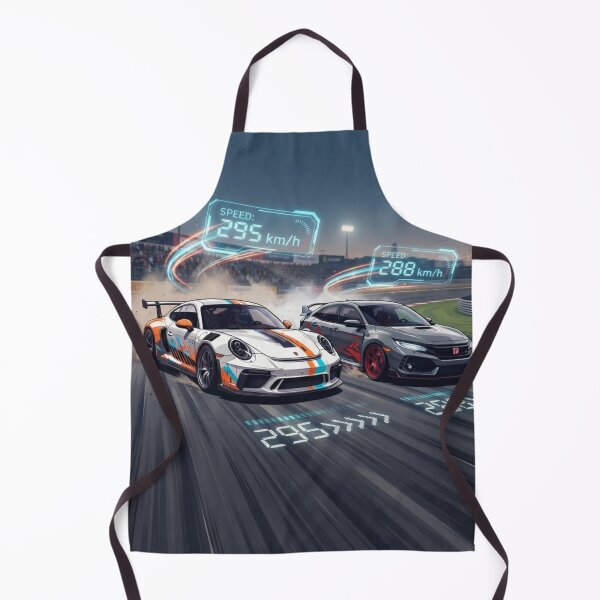 Item preview, High-Speed Track Battle: Porsche vs. Civic R Speed HUD designed and sold by redkat-4.