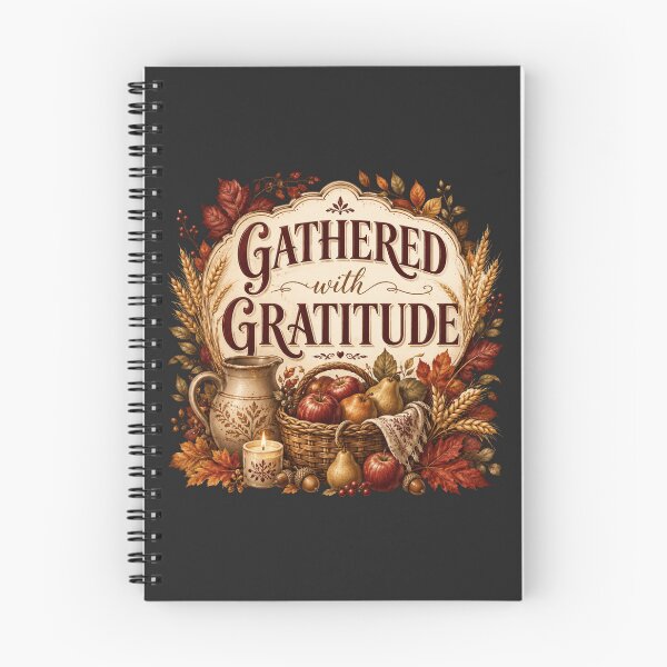 Item preview, Gathered With Gratitude – Autumn Harvest Family Design designed and sold by astersgraphics.