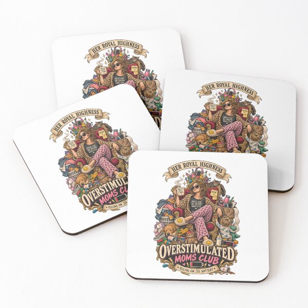 Item preview, Her Royal Highness Overstimulated Moms Club - Funny Mom Life Ruling On 3% Battery designed and sold by Neurospicy Trolls.
