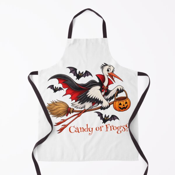 Item preview, Candy or Frogs? – Funny Vampire Stork Halloween Design designed and sold by Buli89.