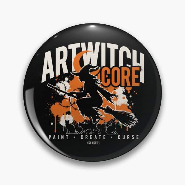 Item preview, Witch Artist Halloween T-Shirt | Paint & Potion Magic Cauldron Witchy Graphic Tee v9 designed and sold by DarylWelsh2024.
