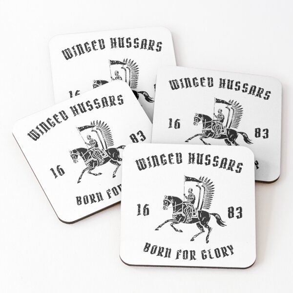 Item preview, Vintage Polish winged hussars 1683 cavalry military graphic design designed and sold by MemoryZoneOfficial.