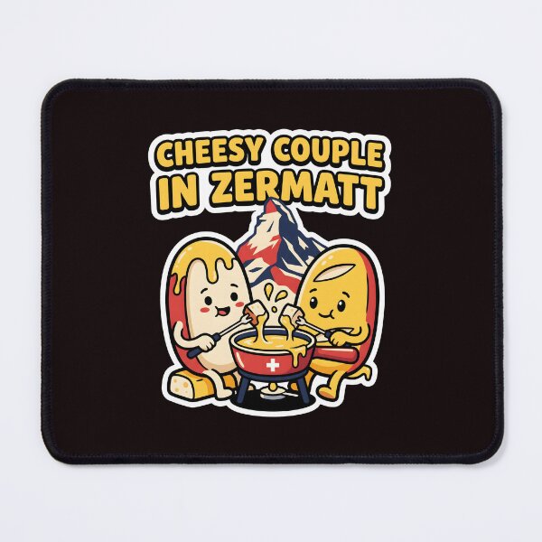 Item preview, Swiss Cheese Fondue Art - Funny Kawaii Travel Gift designed and sold by SplashTastic.
