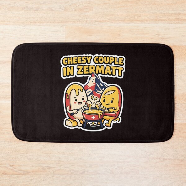 Item preview, Swiss Cheese Fondue Art - Funny Kawaii Travel Gift designed and sold by SplashTastic.