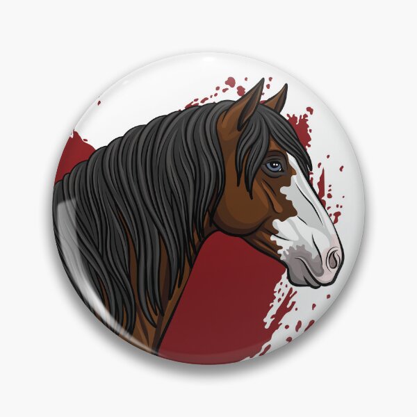 Item preview, The head of Abaco's horse and a red heart designed and sold by Cheval-de-coeur.