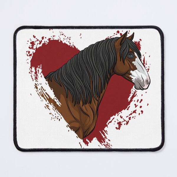 Item preview, The head of Abaco's horse and a red heart designed and sold by Cheval-de-coeur.