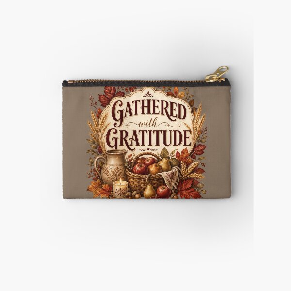Item preview, Gathered With Gratitude – Autumn Harvest Family Design designed and sold by astersgraphics.