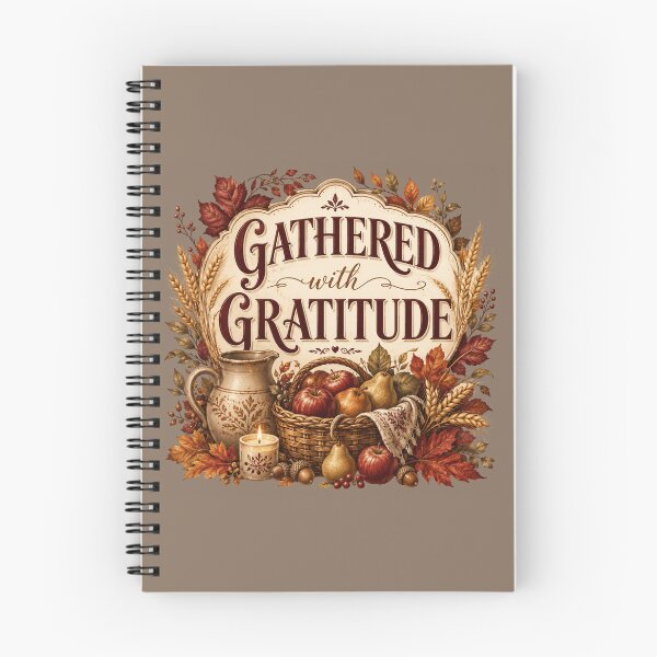 Item preview, Gathered With Gratitude – Autumn Harvest Family Design designed and sold by astersgraphics.