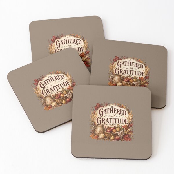 Item preview, Gathered With Gratitude – Autumn Harvest Family Design designed and sold by astersgraphics.